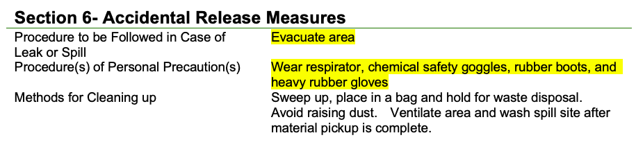 Lupron MSDS 3