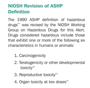 NIOSH Alert